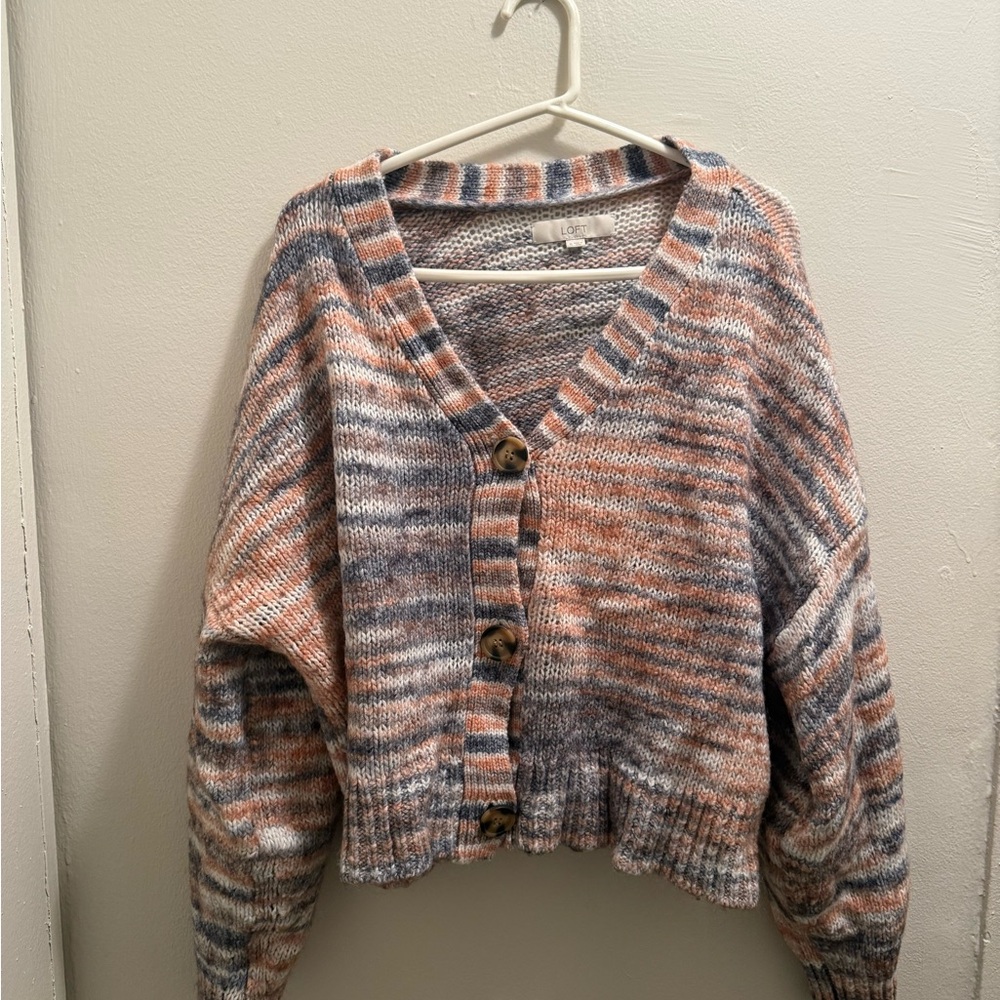 Space Dyed Loft V-Neck Cardigan 🐻💙